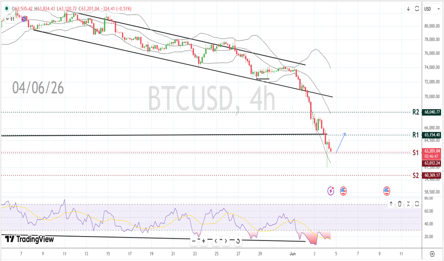 BTCUSD CHART 4-06-26