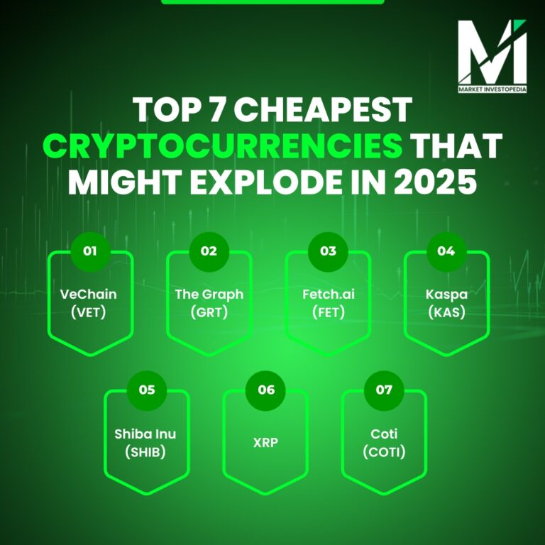 Top 7 Cheapest Cryptocurrencies