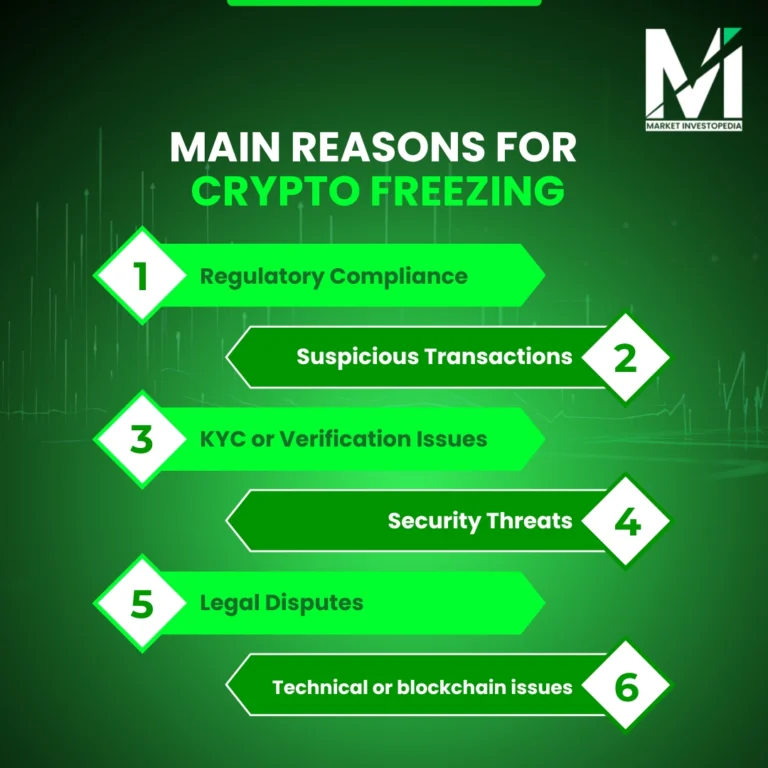 Reasons for Crypto Freezing