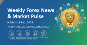 Read more about the article Weekly Forex News & Market Pulse Feb 9&ndash;13: GBP Crash, JPY Safe Haven
