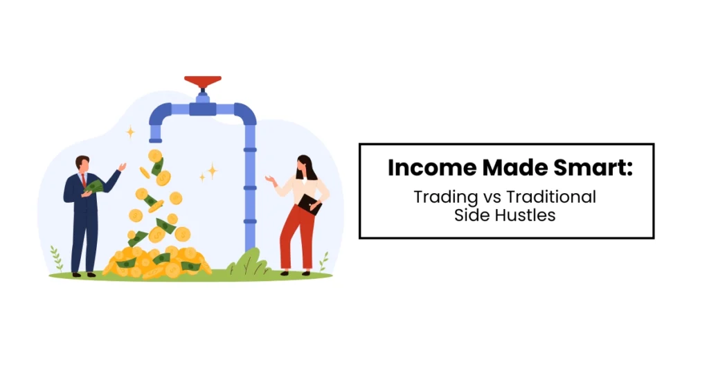 Income Made Smart: Trading vs Traditional Side Hustles